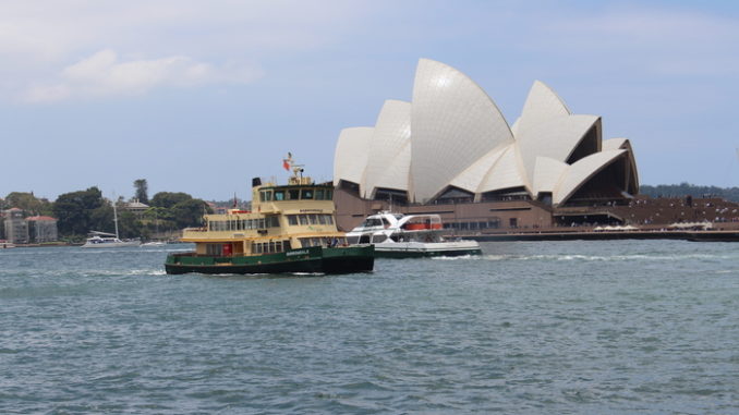 Sydney Circular Quay - Blick auf das Opera House