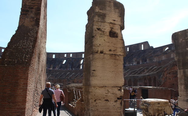 Überbleibsel der alten Zeit in Rom