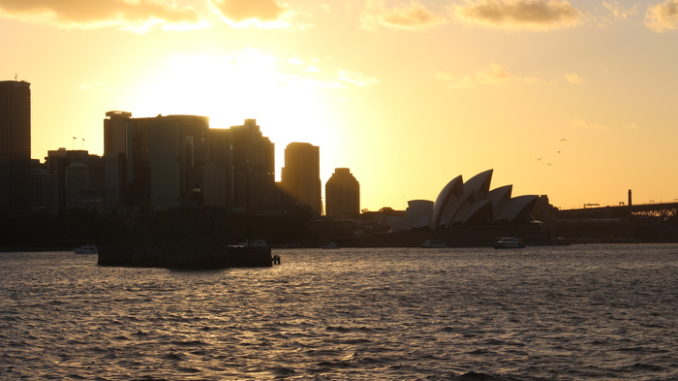 Sydney Circular Quay - Sonnenuntergang