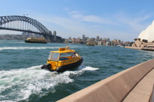Sydney Circular Quay - Taxi zu Wasser