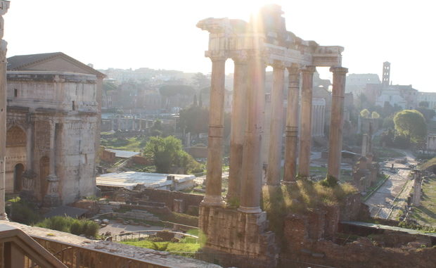 Forum Romanum von außerhalb