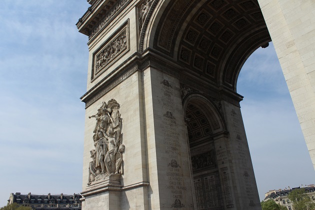 Arc de Triomphe unter dem Architektur