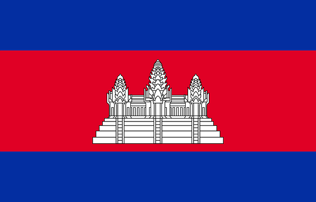 Kambodscha-Flagge Kambodscha-Flagge