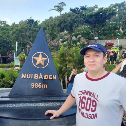 Black Virgin Mountain in Tay Ninh in Vietnam besucht