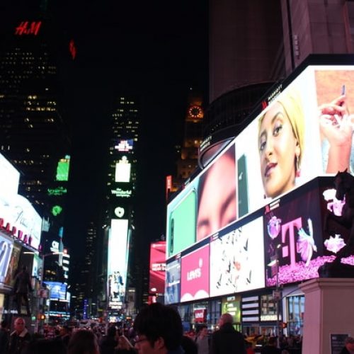 Times Square Werbung