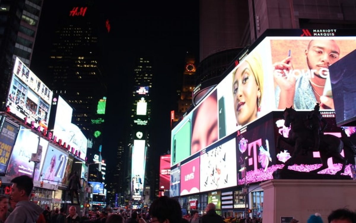 Times Square Werbung